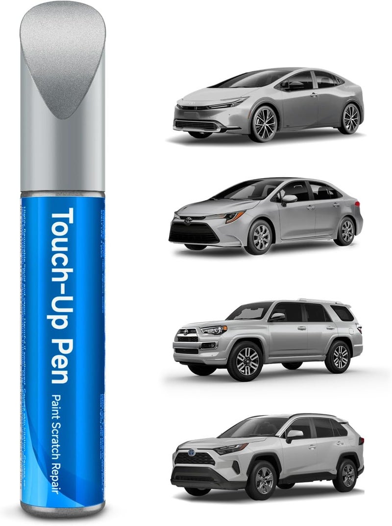 RSACET 1F7 Classic Silver Metallic Touch Up Paint Compatible with Toyota Exact Match Touch Up Paint Car Scratch Repair - Image 1